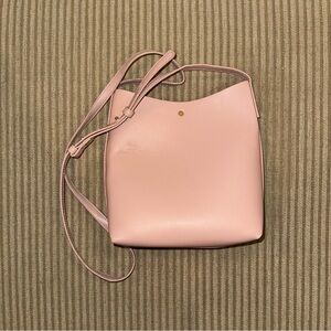 NEW SAMARA Pink Leather Shoulder Bag
